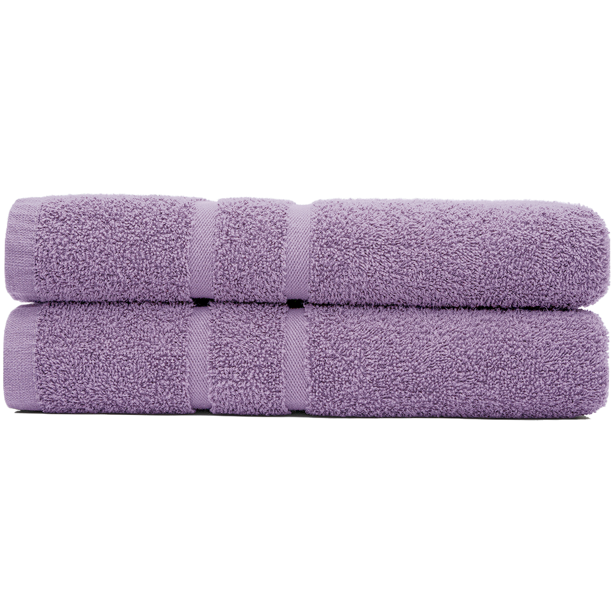 Light purple bath towels two pack